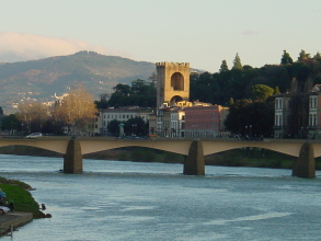 Florence offers amazing vistas for you and your four-legged traveling companion