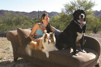 Amanda Beard currently resides in Tuscon with her beloved dogs, Jerry and Harley.