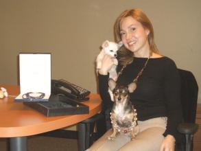 Fabiola Beracasa appraises jewelry but her most priceless jewels are her two Chihuahuas.