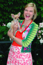 Photographer and Reporter Kate Schelter and her chihuahua Bear