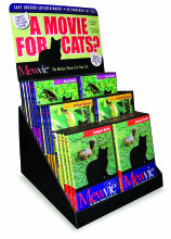 Mewvie movies will keep your feline entertained while you're out.