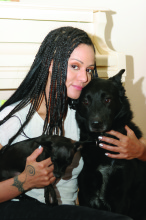 Girlfriend's Persia White Gets Kisses LaRue and Lucky Too.