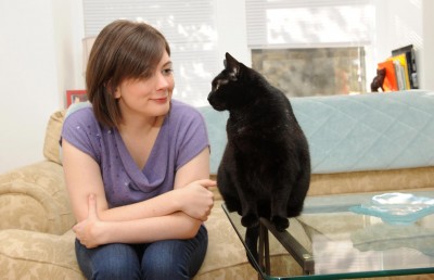 Black Cat Rescue Co-founder Jennifer Scott and her inspiration; Isabel.