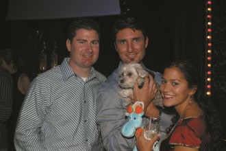 Ketel One's Jim Riley, Marc Nicolet, Lucky, and Lisa from Remy.