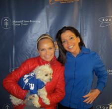 Kristen Chenoweth and our beloved Lucky at Cycle For Survival 2012