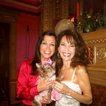 General Hospital's Erika Kane gets cosy with Starlet the Yorkie at the UCP kickoff!