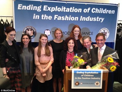 Ending the exploitation of children in the fashion industry rallied by Coco.