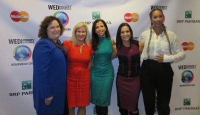 Kelly Chezum, Muff MacMillan, Wendy Diamond, Jen Welter and Leona Lewis - 2015 WED Pioneer Award Winners